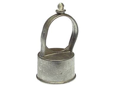 Aluminum loop cap for residential fence.
