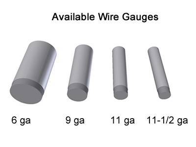 GBW chain link fence wire gauge from 6 to 12.5.