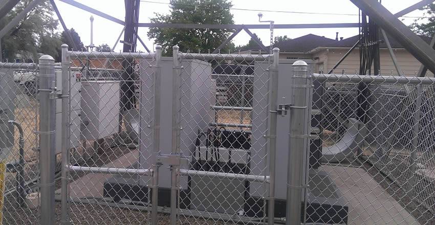 Electric Security Chain Link Fence for Suburb Urban Substation