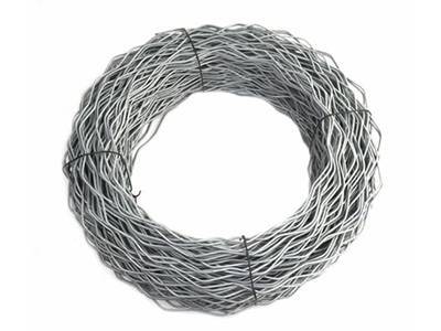 A roll of tension wire for chain link fence.